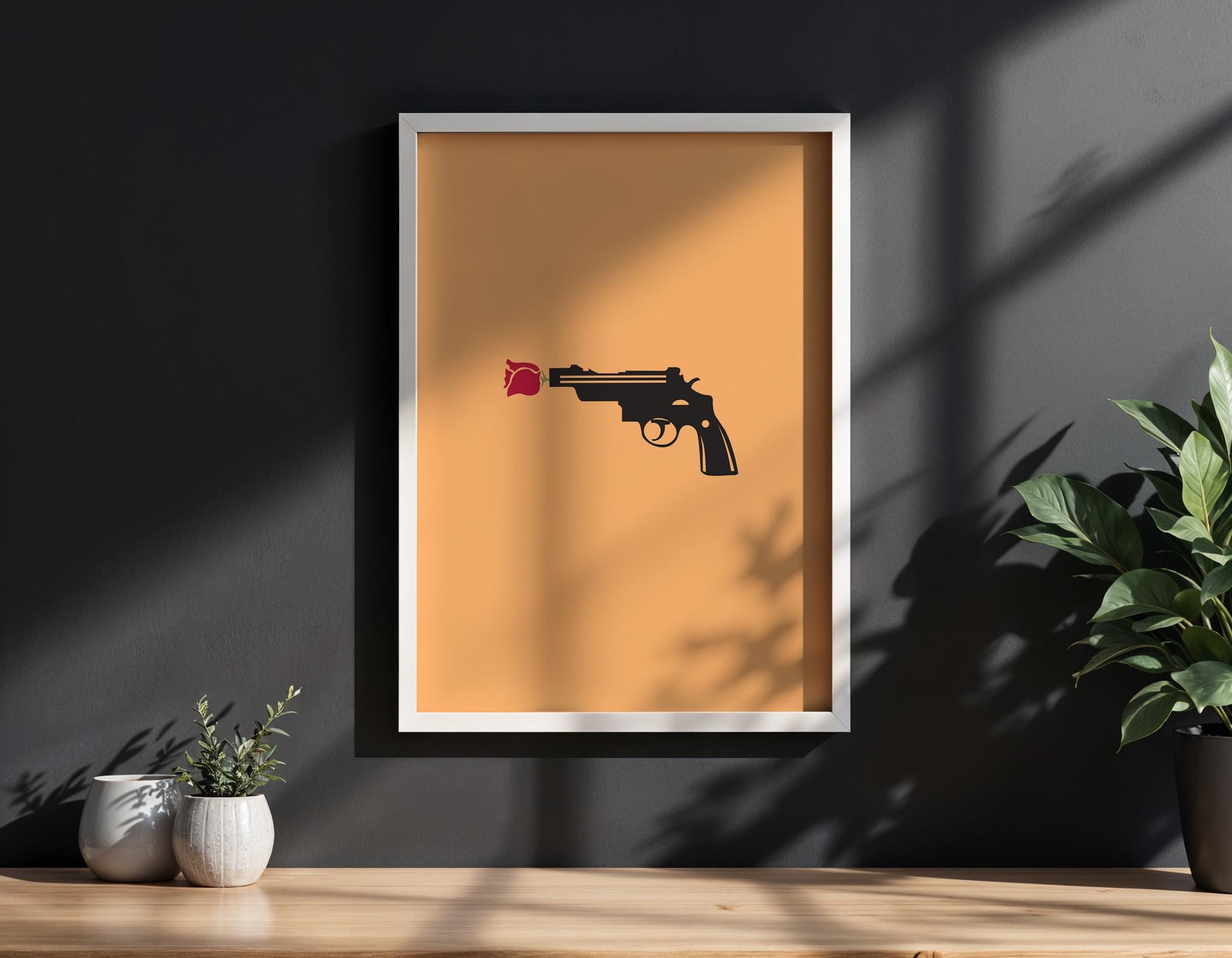 The Godfather Minimalist Poster - Francis Ford Coppola Design Print, Mafia Movie Decor, Cult Fan Gift