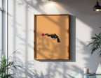The Godfather Minimalist Poster - Francis Ford Coppola Design Print, Mafia Movie Decor, Cult Fan Gift