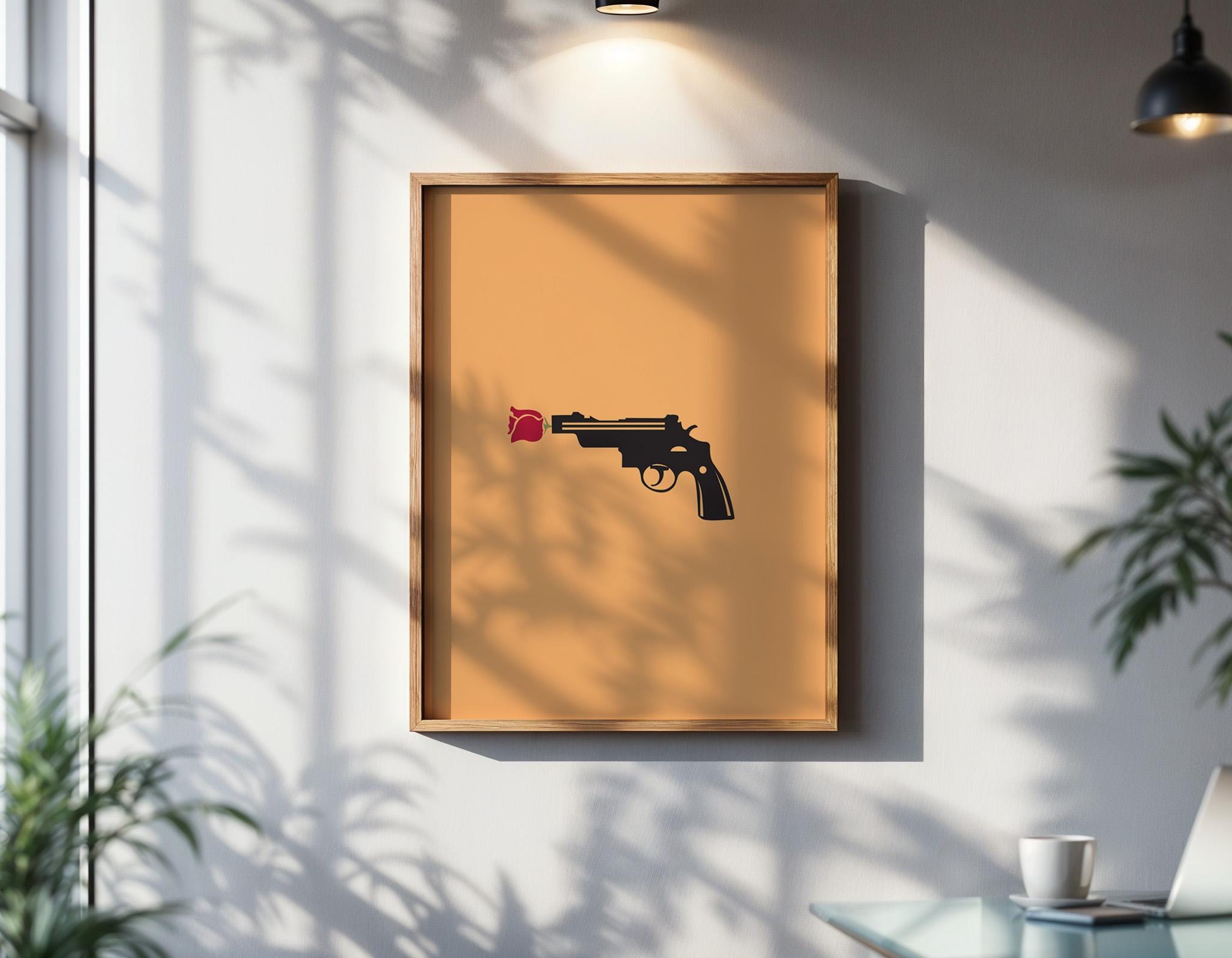 The Godfather Minimalist Poster - Francis Ford Coppola Design Print, Mafia Movie Decor, Cult Fan Gift