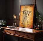 High-speed grid Camera Patent Poster - Technical vintage print, cinema wall art, cinephile gift, motion picture history decor (US2653507-1)