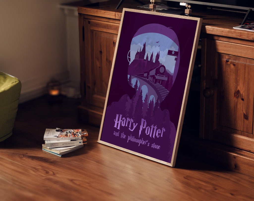 Harry Potter and the Philosopher's Stone Poster - Magical Wall Art, Hogwarts Decor, Perfect Gift for Potterheads, Harry Potter Print
