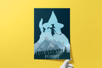 The Hobbit An Unexpected Journey Poster - Middle Earth Print, Fantasy Cinema Decor, Tolkien Fan Gift Idea, Gandalf Print