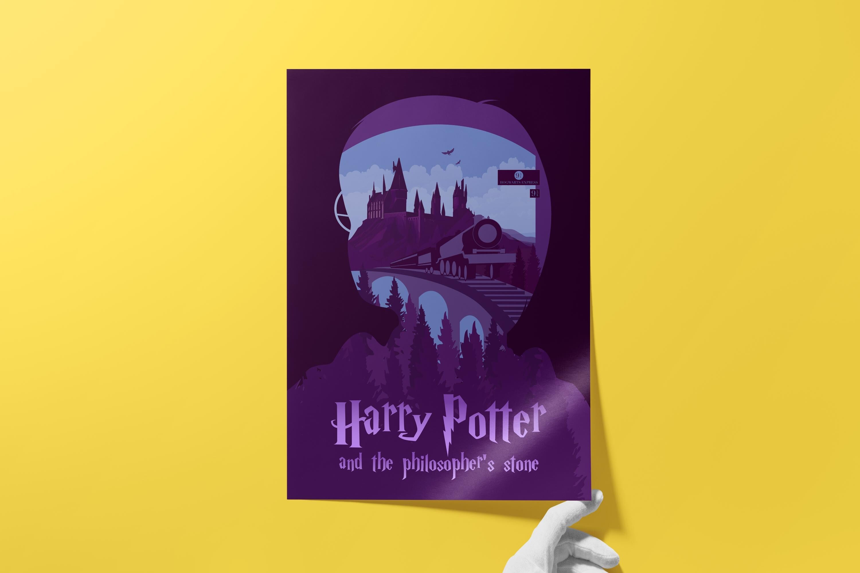 Harry Potter and the Philosopher's Stone Poster - Magical Wall Art, Hogwarts Decor, Perfect Gift for Potterheads, Harry Potter Print