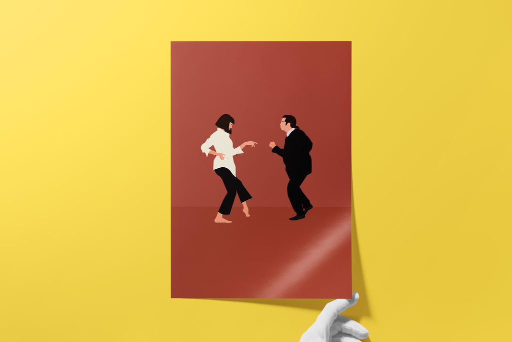 Pulp Fiction Movie Poster - Quentin Tarantino Wall Art, Cult Classic Decor, Gift for Film Enthusiasts
