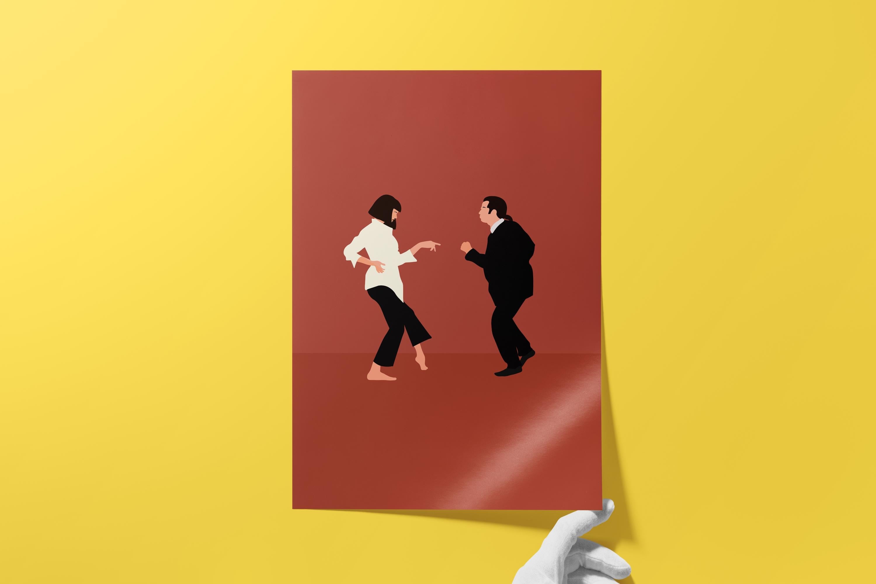 Pulp Fiction Movie Poster - Quentin Tarantino Wall Art, Cult Classic Decor, Gift for Film Enthusiasts