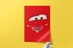 Cars Movie Poster – Racing Wall Art, Pixar Print, Lightning McQueen Decor, Gift for Car Enthusiasts