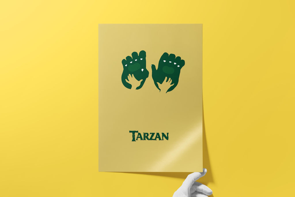 Tarzan Disney Movie Poster - Jungle Art Print, Classic Animation Decor, Adventure Fan Gift Idea