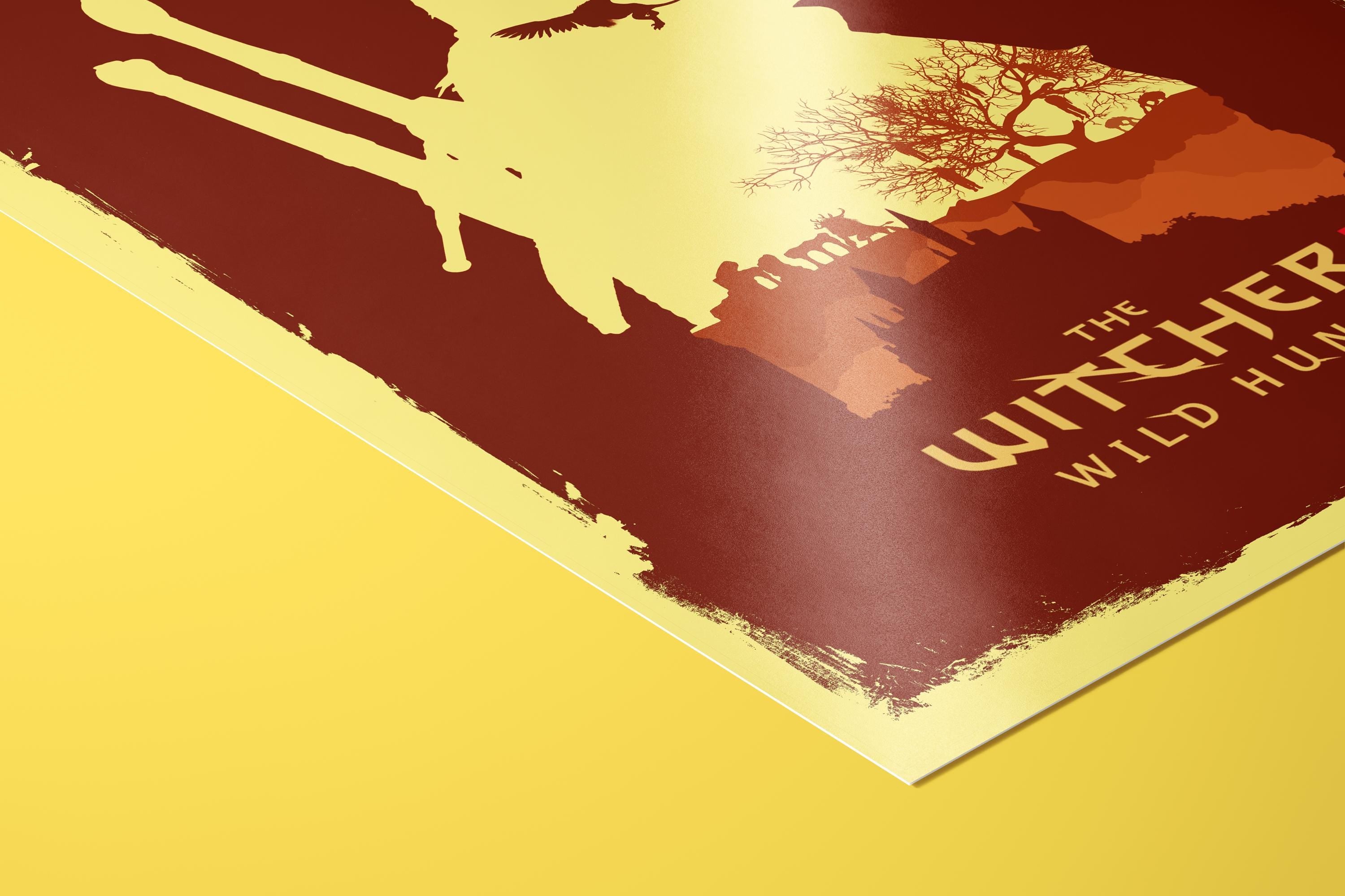 dettaglio poster di the witcher 3