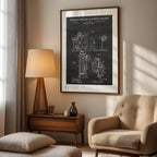 Kinetographic Apparatus (Reid) Patent Poster - Vintage Cinema Wall Art, Movie History Decor, Perfect Gift for Film Lovers (US672710)