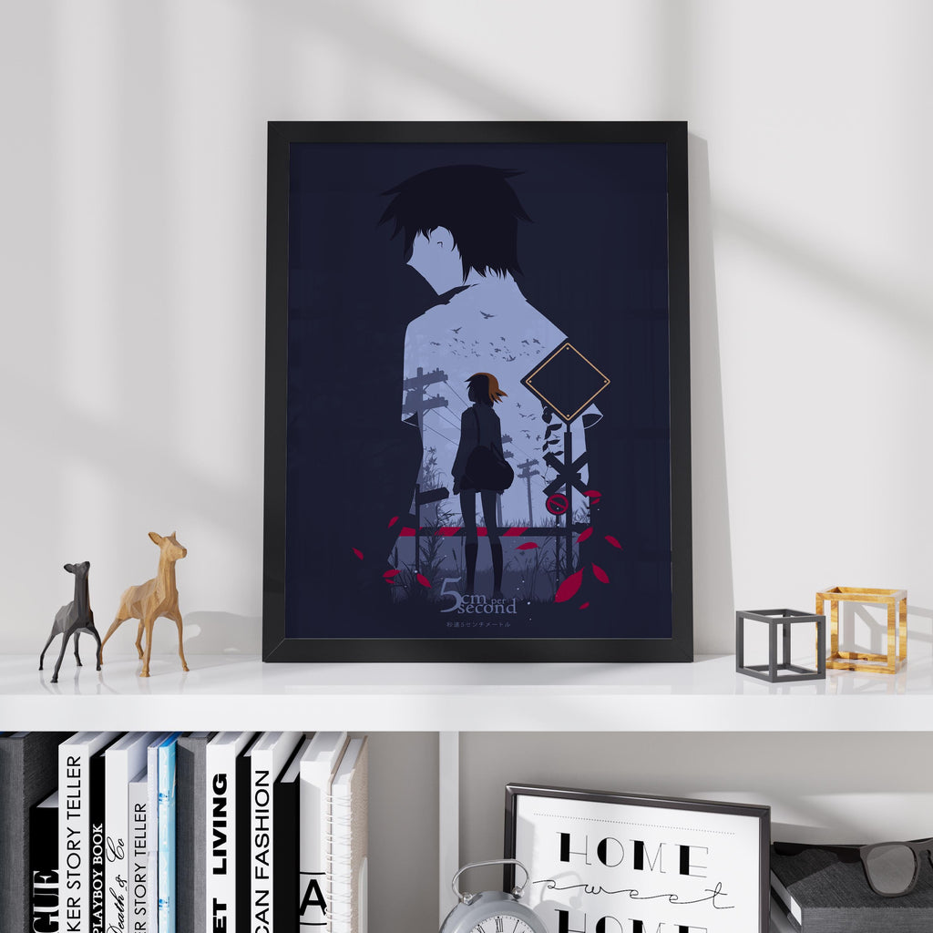 5 Centimeters Per Second Poster - Makoto Shinkai Wall Art, Japanese Anime Print, Romantic Animation Gift, Home Decor