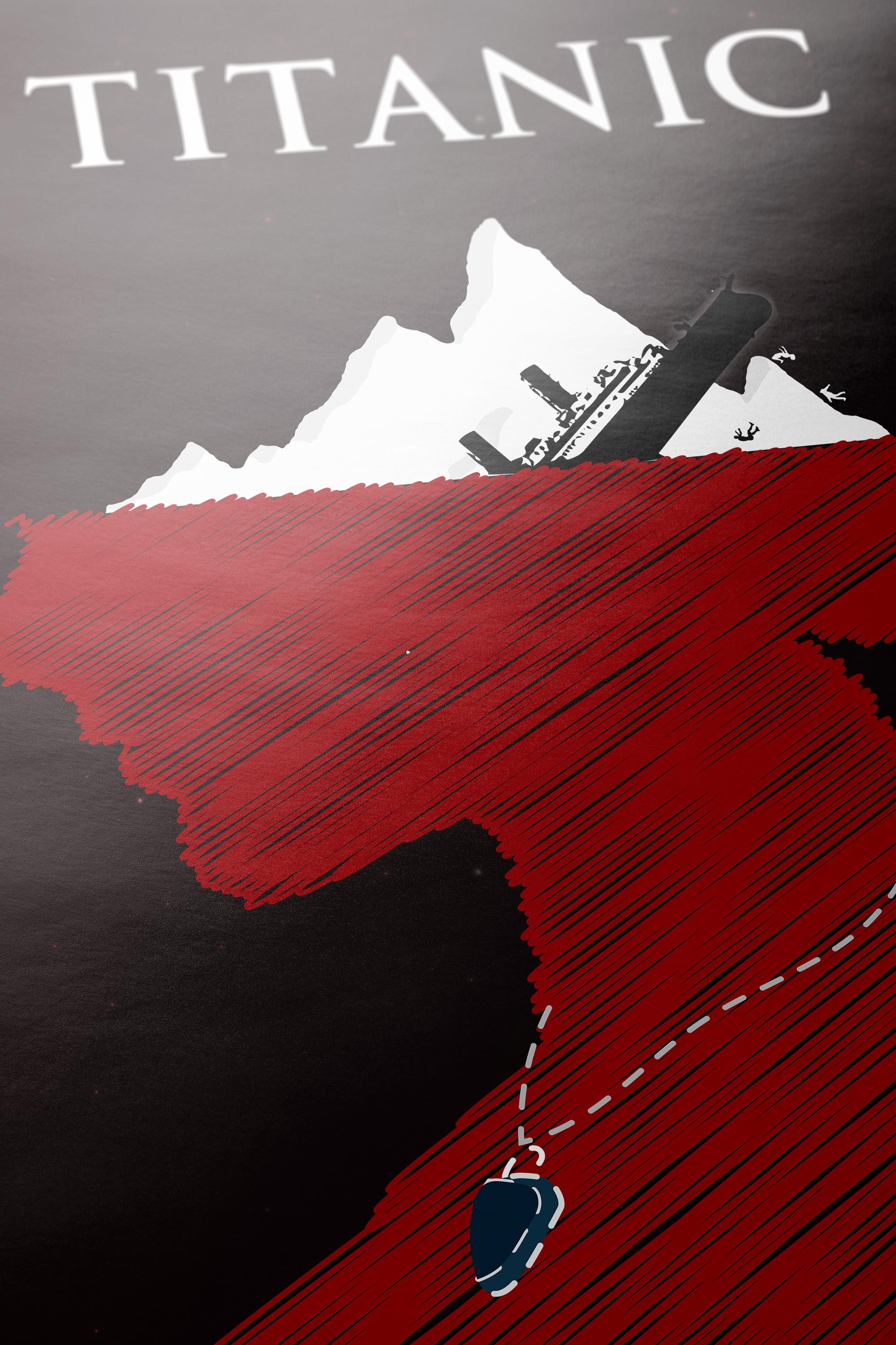 Titanic Movie Poster - Romantic Film Wall Art, Jack and Rose Decor, Perfect Gift for Movie Lovers, Cult Movie Gift, Jack and Rose Print