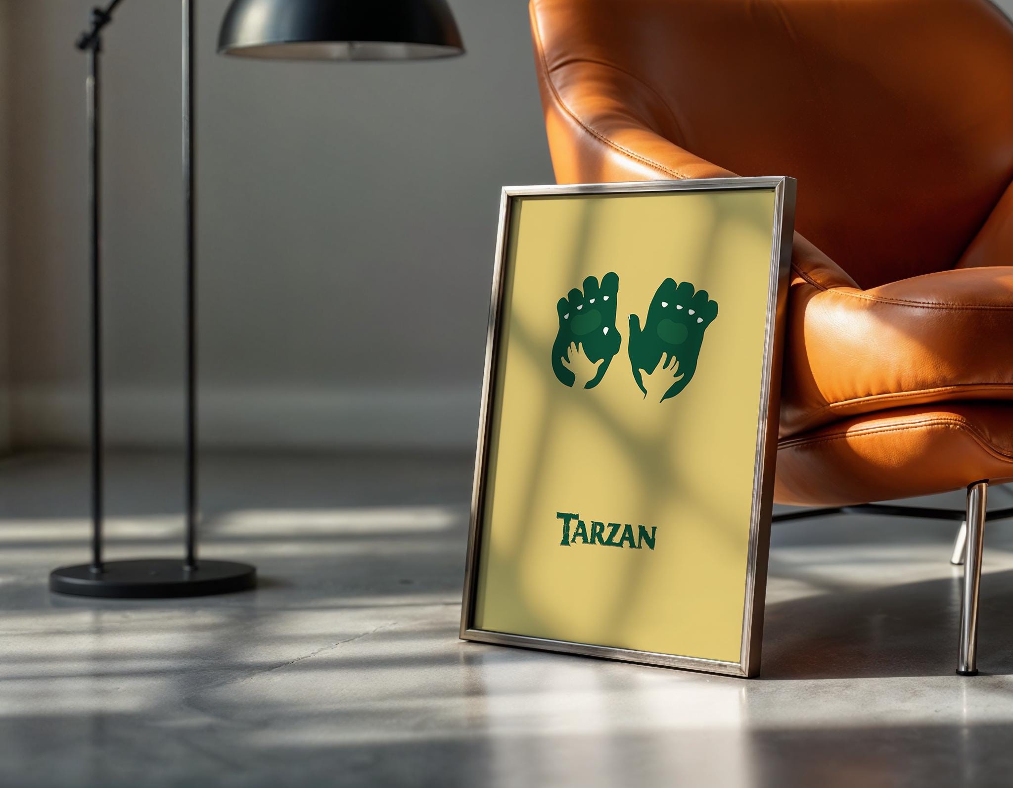 Tarzan Disney Movie Poster - Jungle Art Print, Classic Animation Decor, Adventure Fan Gift Idea