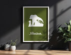 The Jungle Book Disney Poster - Mowgli Baloo Print, Classic Animation Decor, Vintage Fan Gift Idea