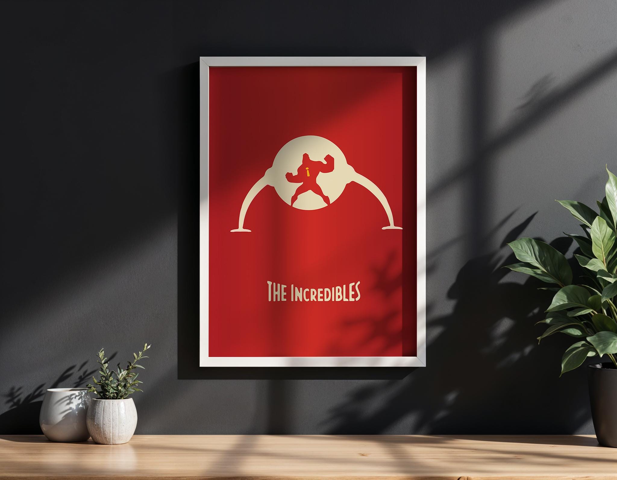The Incredibles Animation Movie Poster - Pixar Superhero Print, Family Cinema Decor, Cartoon Fan Gift Idea