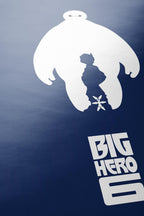 Big Hero 6 Poster - Disney Art Print, Wall Decor, Gift for Anime and Animated Movie Fans, Marvel Superheroes, Comic Lovers
