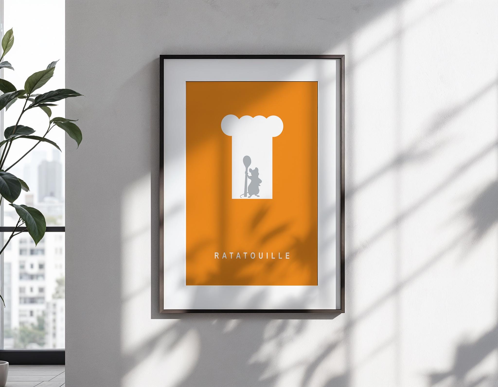 Ratatouille Movie Poster - Wall Art Print, Animated Film, Pixar Classic, Gift for Disney Fans
