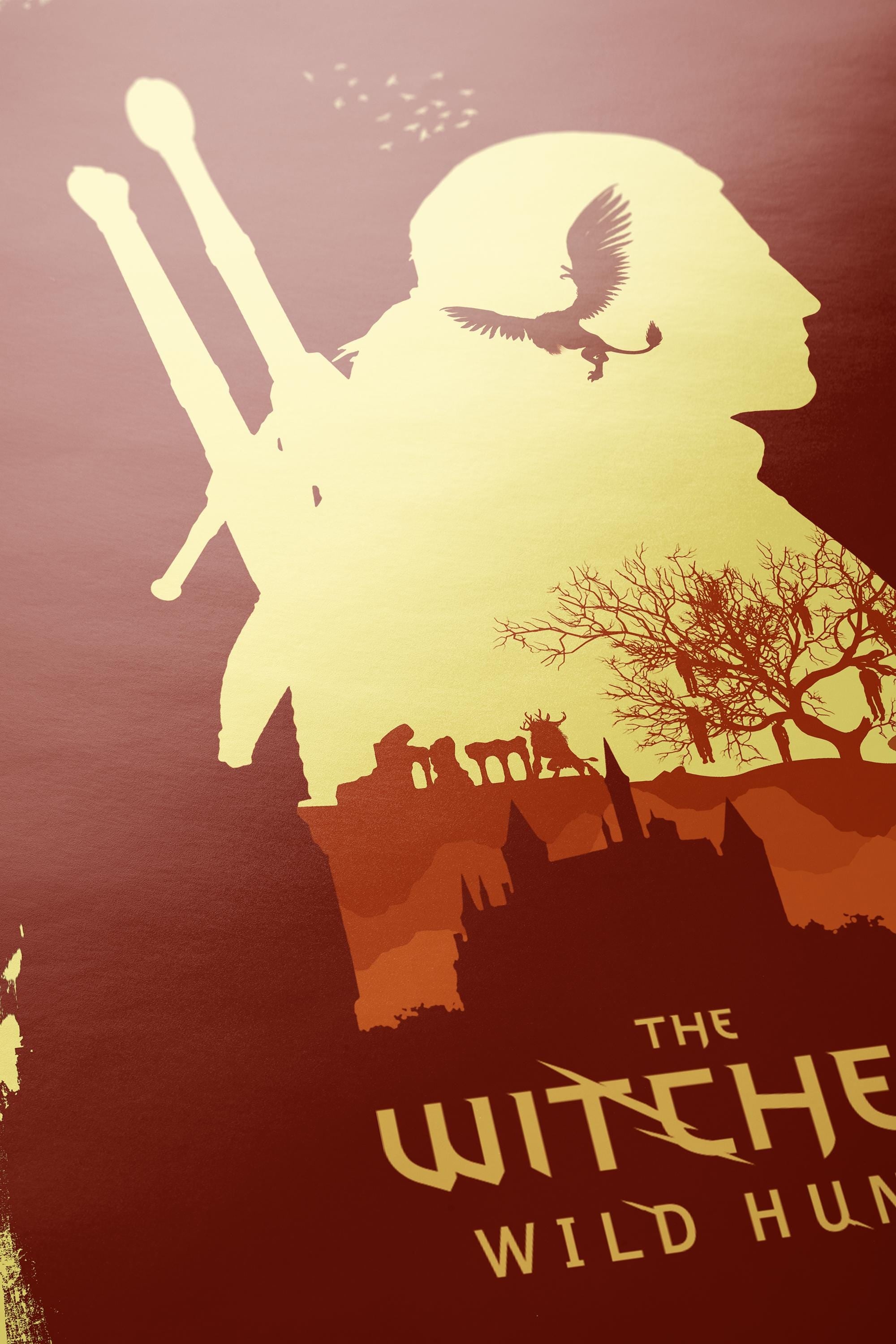 dettaglio poster di the witcher 3
