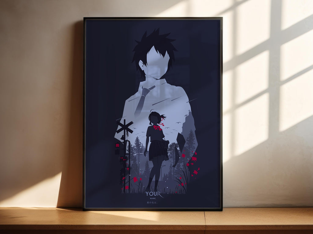 Your Name. Poster - Japanese Anime Print, Makoto Shinkai Art, Wall Decor for Animation Lovers, Fantasy Gift Idea