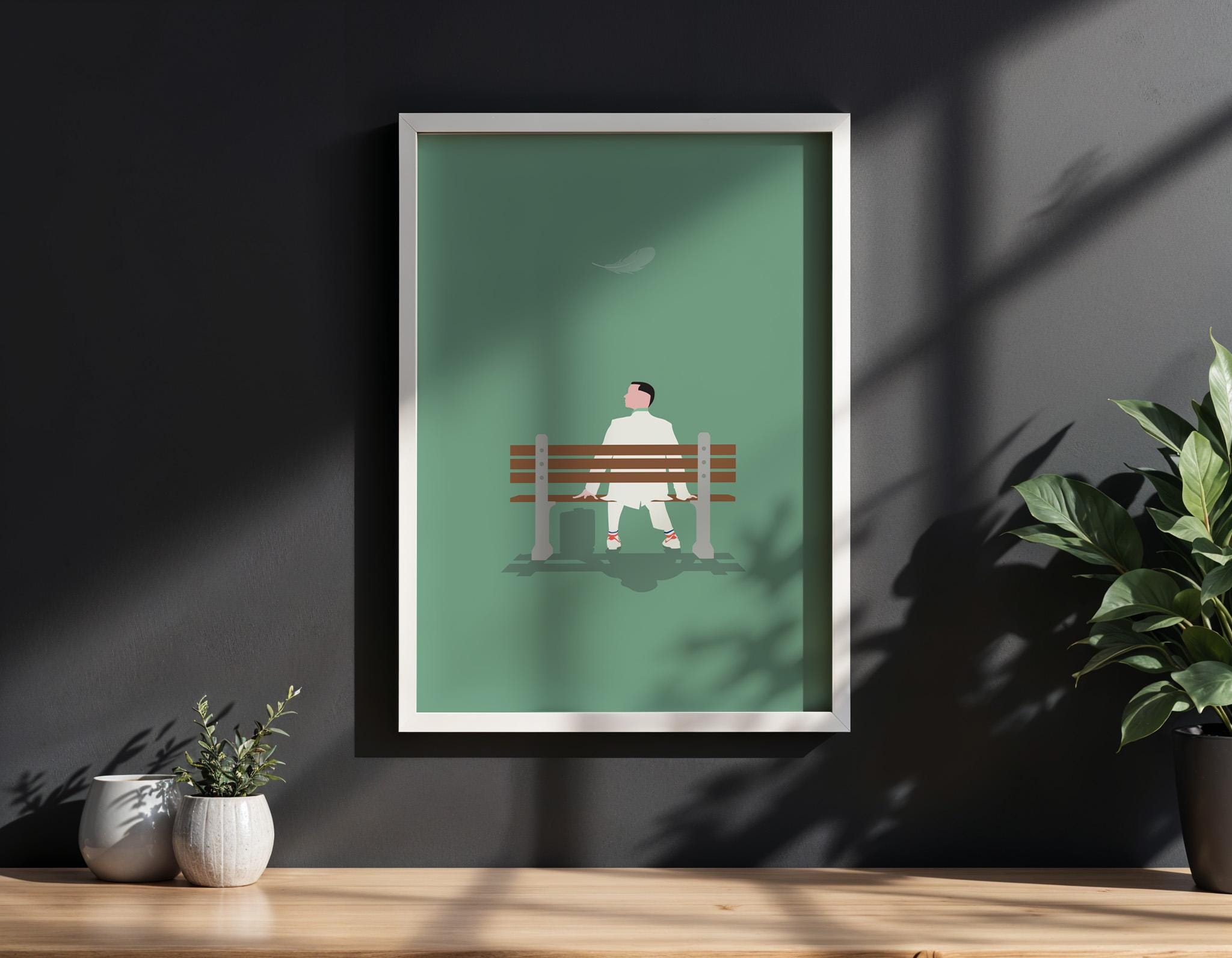 Forrest Gump Movie Poster - Classic Film Wall Art, Inspirational Home Decor, Gift for Movie Lovers