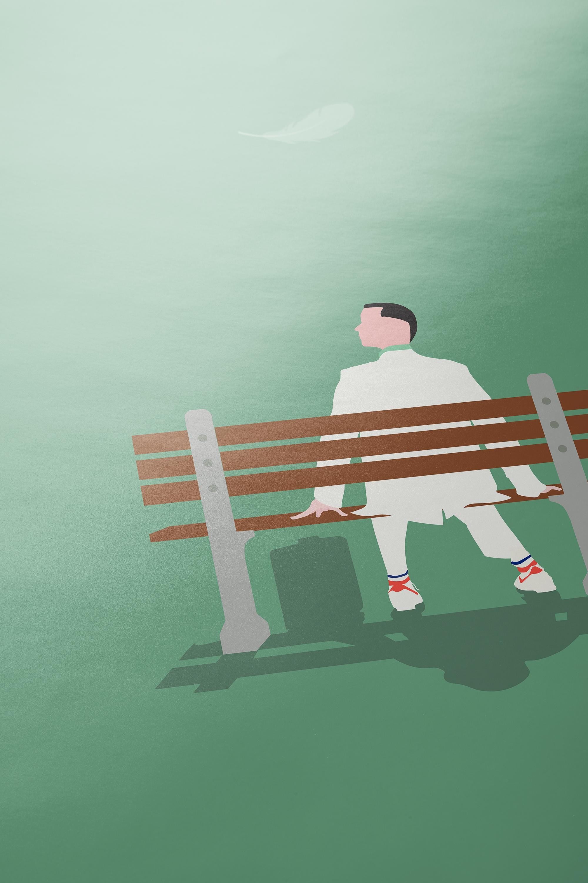 Forrest Gump Movie Poster - Classic Film Wall Art, Inspirational Home Decor, Gift for Movie Lovers