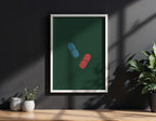 The Matrix Movie Poster - Sci-Fi Film Print, Cult Movie Art, Geek Gift, Minimalist Art