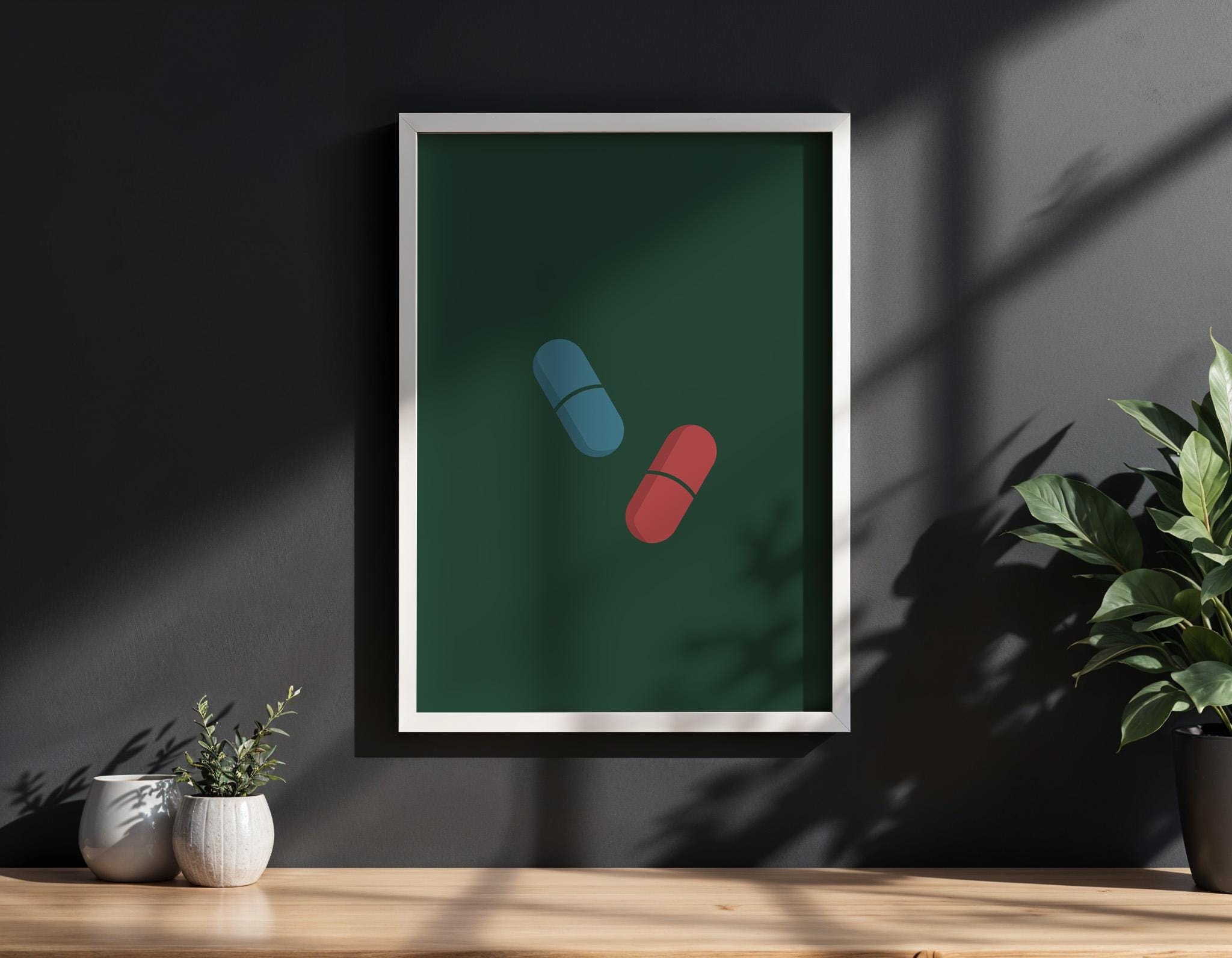 The Matrix Movie Poster - Sci-Fi Film Print, Cult Movie Art, Geek Gift, Minimalist Art