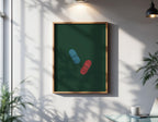 The Matrix Movie Poster - Sci-Fi Film Print, Cult Movie Art, Geek Gift, Minimalist Art