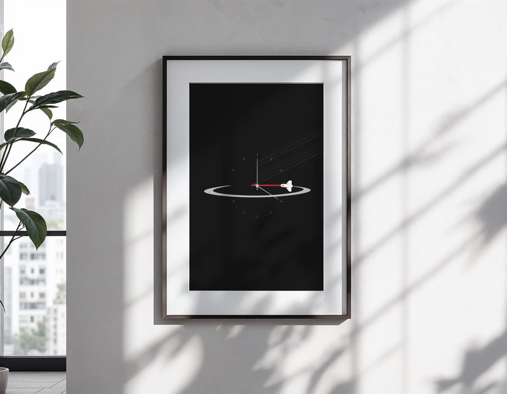 Interstellar Movie Poster - Sci-Fi Space Wall Art, Christopher Nolan Decor, Gift for Science and Film Lovers