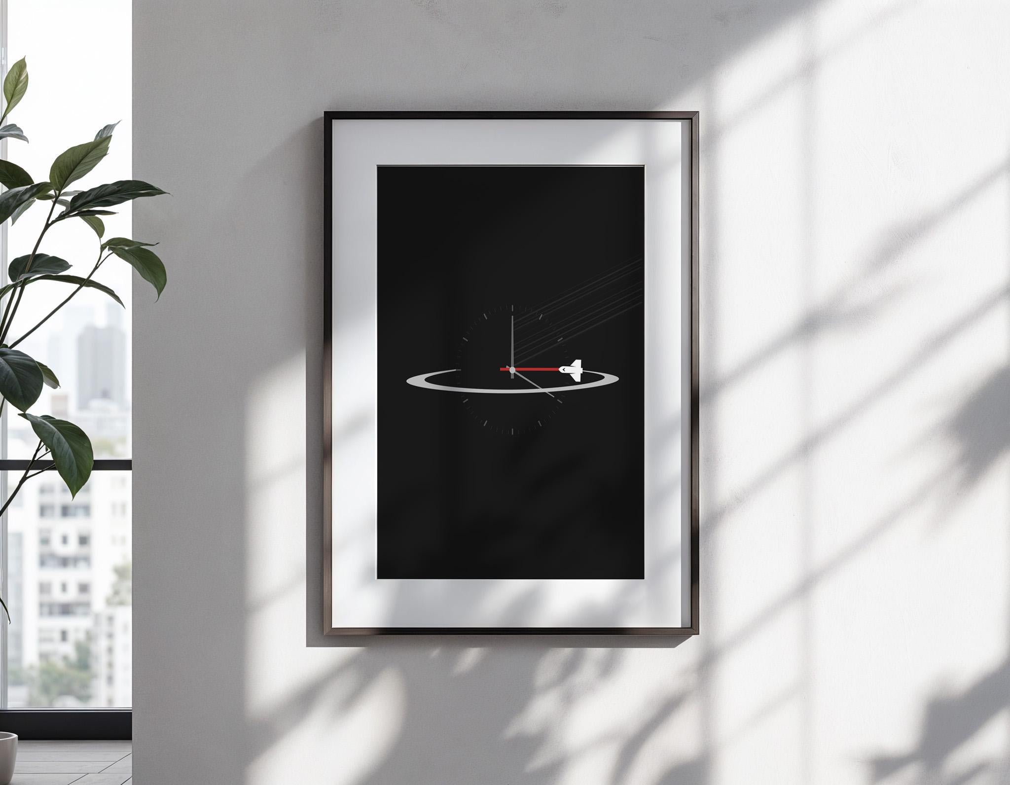 Interstellar Movie Poster - Sci-Fi Space Wall Art, Christopher Nolan Decor, Gift for Science and Film Lovers