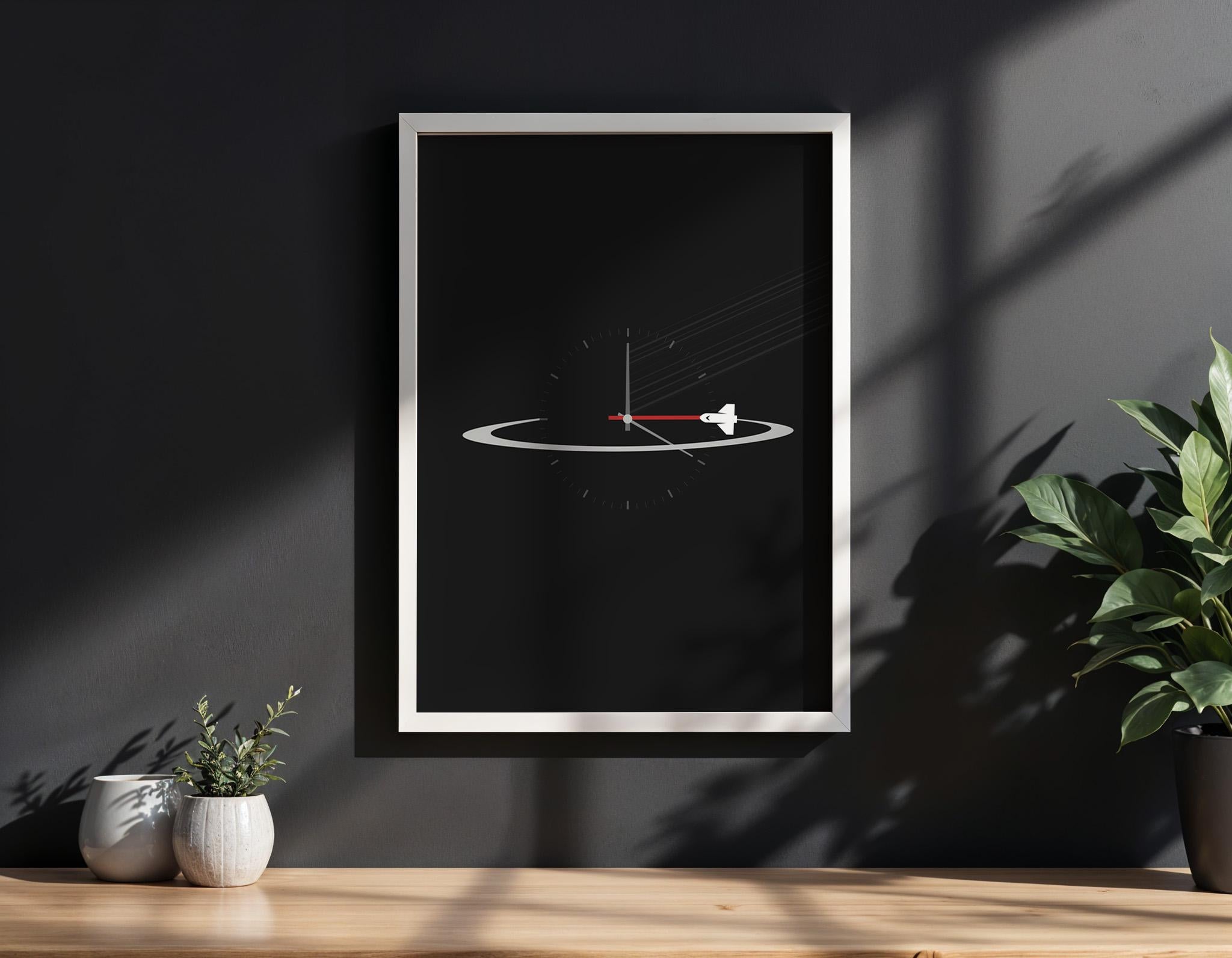 Interstellar Movie Poster - Sci-Fi Space Wall Art, Christopher Nolan Decor, Gift for Science and Film Lovers