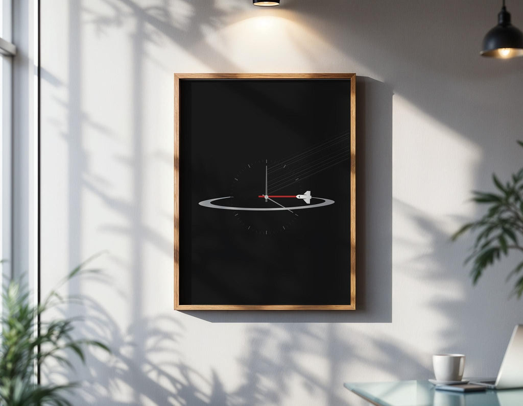 Interstellar Movie Poster - Sci-Fi Space Wall Art, Christopher Nolan Decor, Gift for Science and Film Lovers