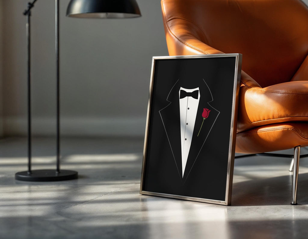 The Godfather Poster - Iconic Movie Wall Art, Mafia Film Decor, Perfect Gift for Fans of Classics