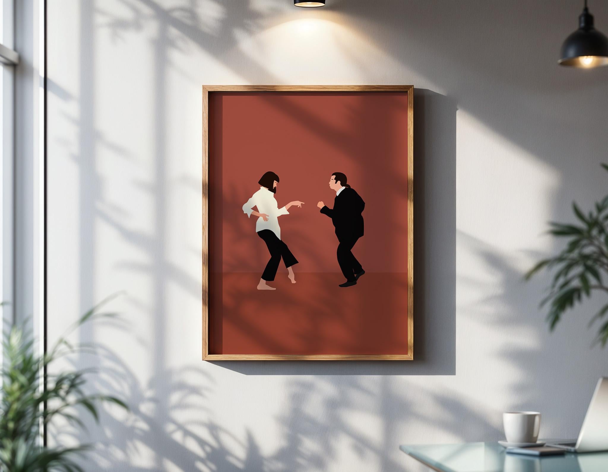 Pulp Fiction Movie Poster - Quentin Tarantino Wall Art, Cult Classic Decor, Gift for Film Enthusiasts