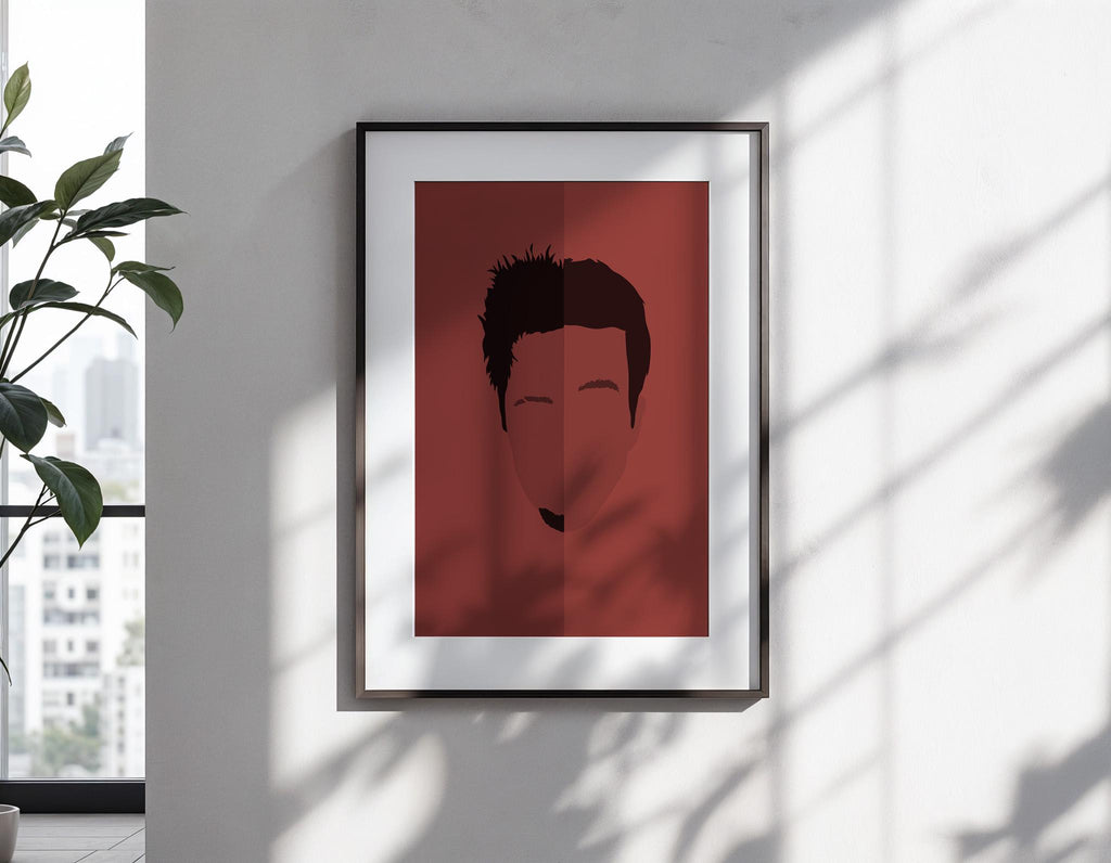 Fight Club Movie Poster - Cult Classic Wall Art, Edgy Film Decor, Perfect Gift for Movie Lovers