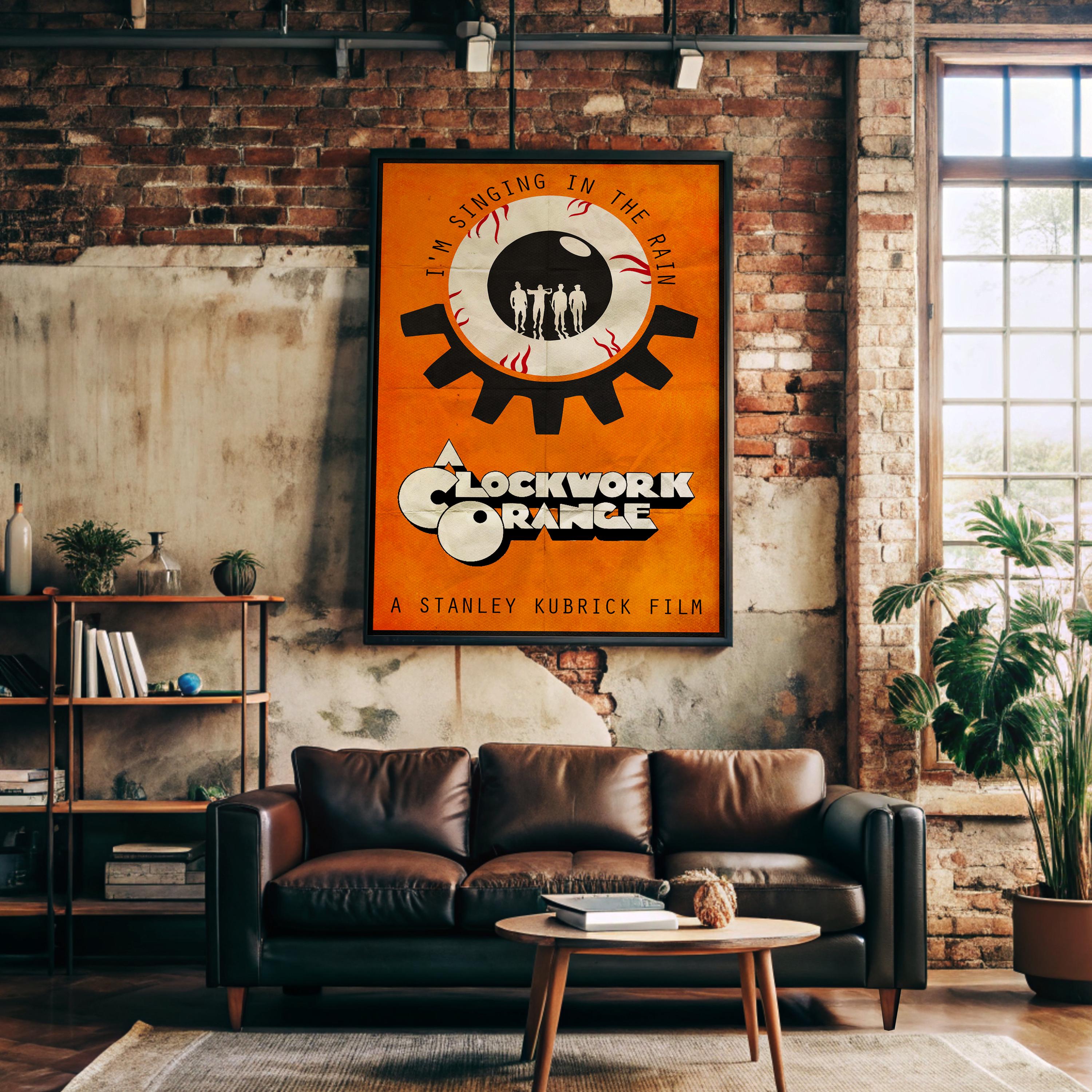 A Clockwork Orange Movie Poster - Cult Classic Wall Art, Stanley Kubrick Decor, Perfect Gift for Fans
