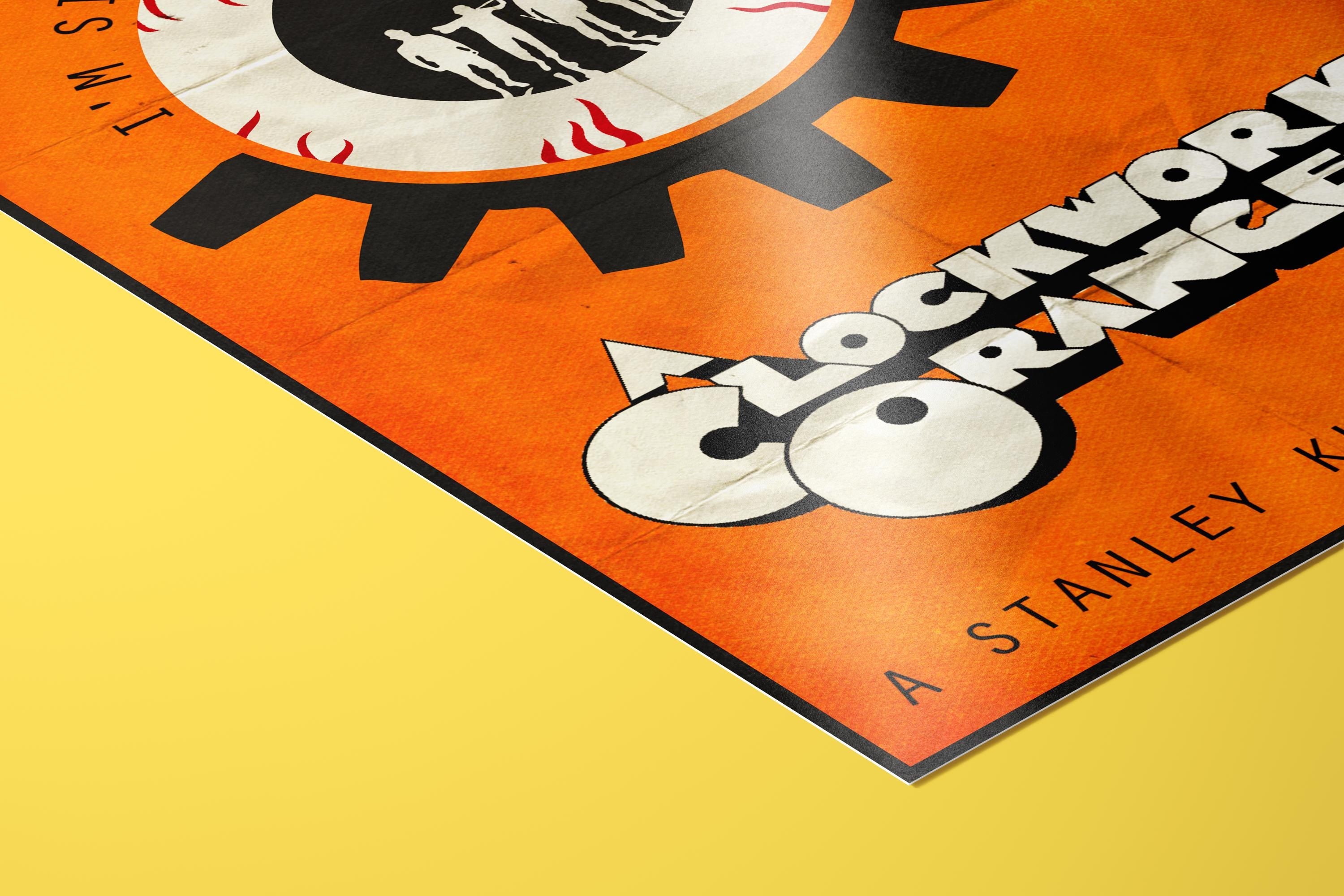 A Clockwork Orange Movie Poster - Cult Classic Wall Art, Stanley Kubrick Decor, Perfect Gift for Fans