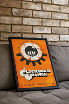 A Clockwork Orange Movie Poster - Cult Classic Wall Art, Stanley Kubrick Decor, Perfect Gift for Fans