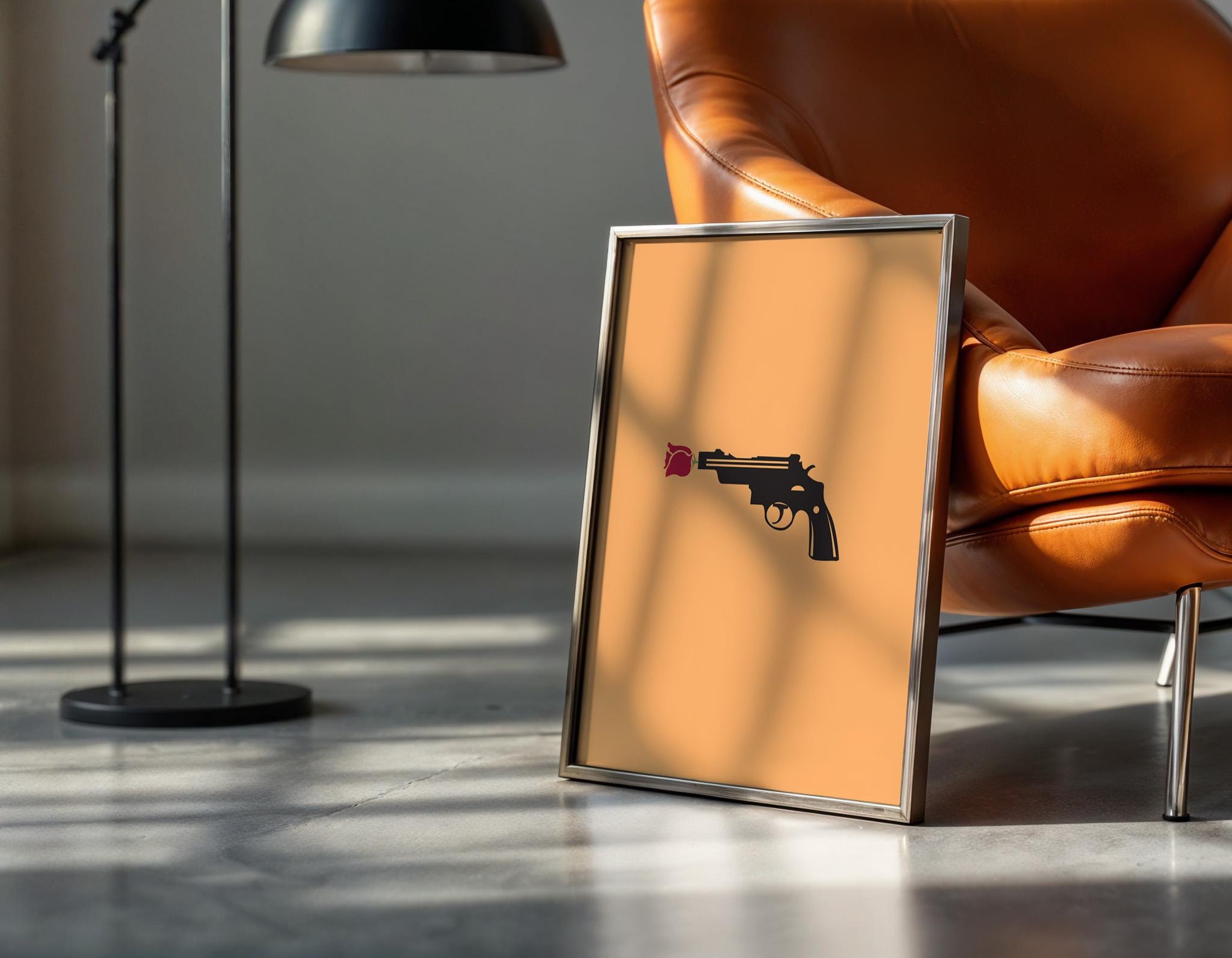 The Godfather Minimalist Poster - Francis Ford Coppola Design Print, Mafia Movie Decor, Cult Fan Gift