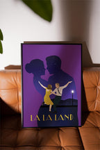 La La Land Movie Poster - Romantic Musical Wall Art, Jazz-Inspired Decor, Gift for Cinema and Music Lovers