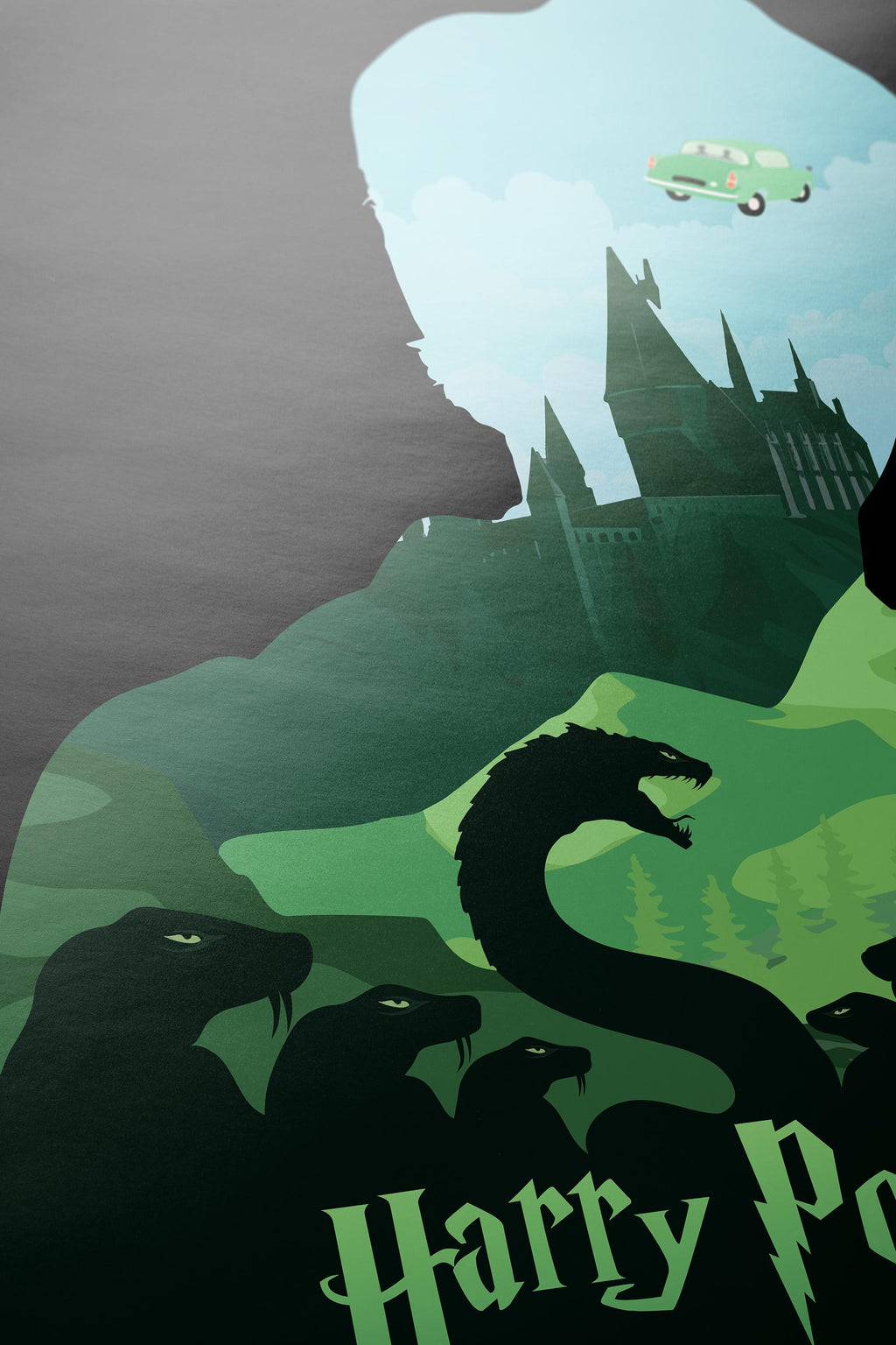 Harry Potter and the Chamber of Secrets Poster - Magical Wall Art, Hogwarts Decor, Gift for Potterheads, Tom Riddle Print
