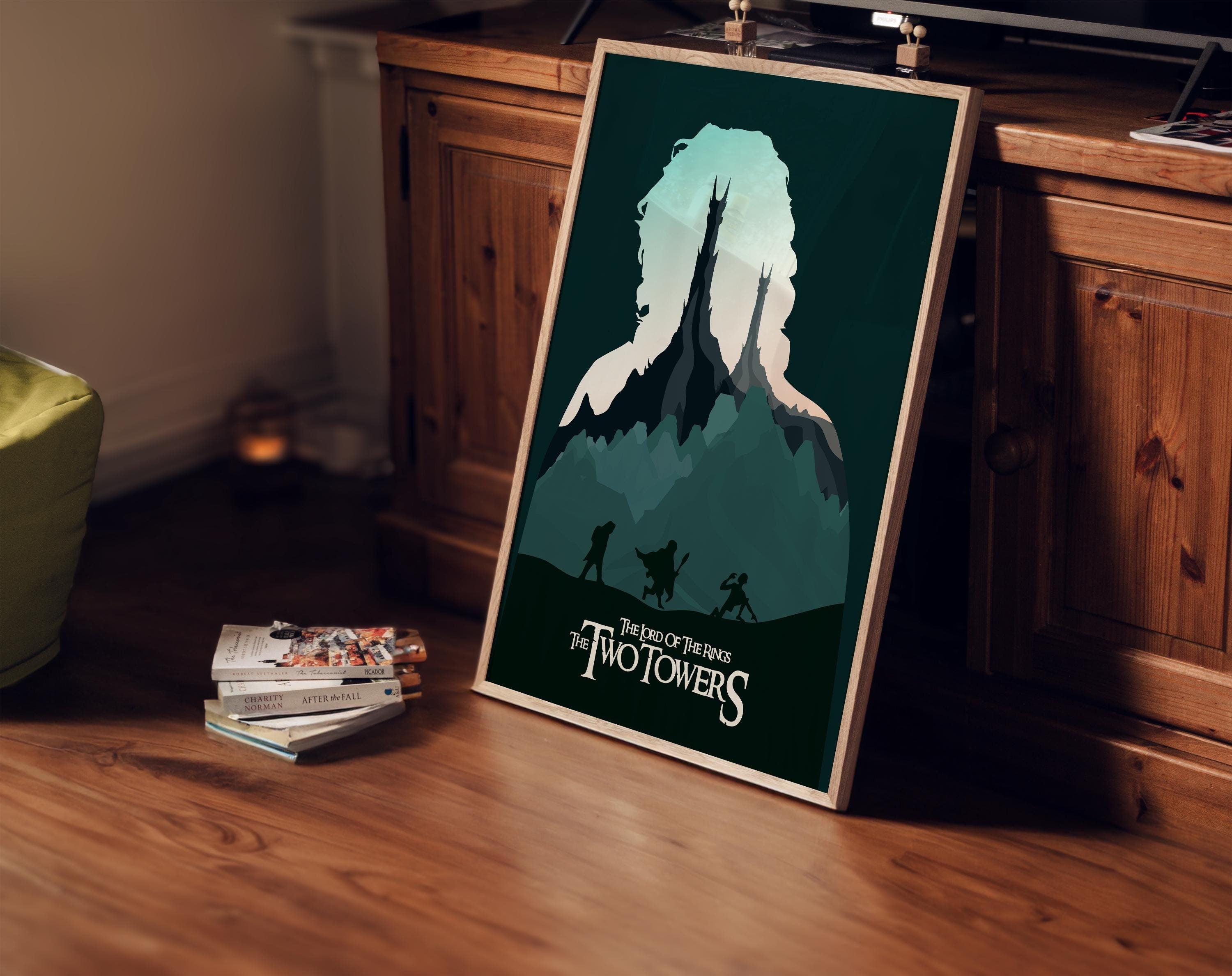 The Lord of the Rings: The Two Towers Poster - Epic Fantasy Wall Art, Middle-earth Decor, Gift for LOTR Fans, Samwise Print