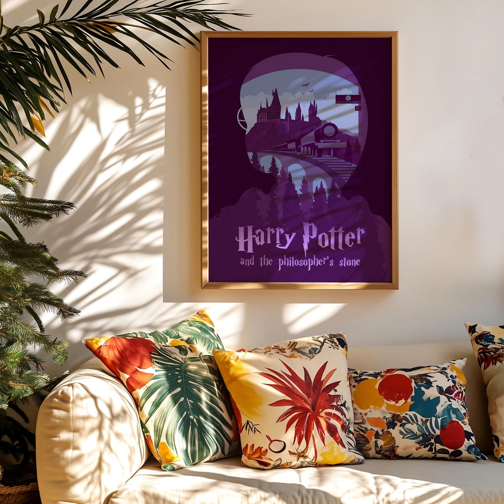 Harry Potter and the Philosopher's Stone Poster - Magical Wall Art, Hogwarts Decor, Perfect Gift for Potterheads, Harry Potter Print