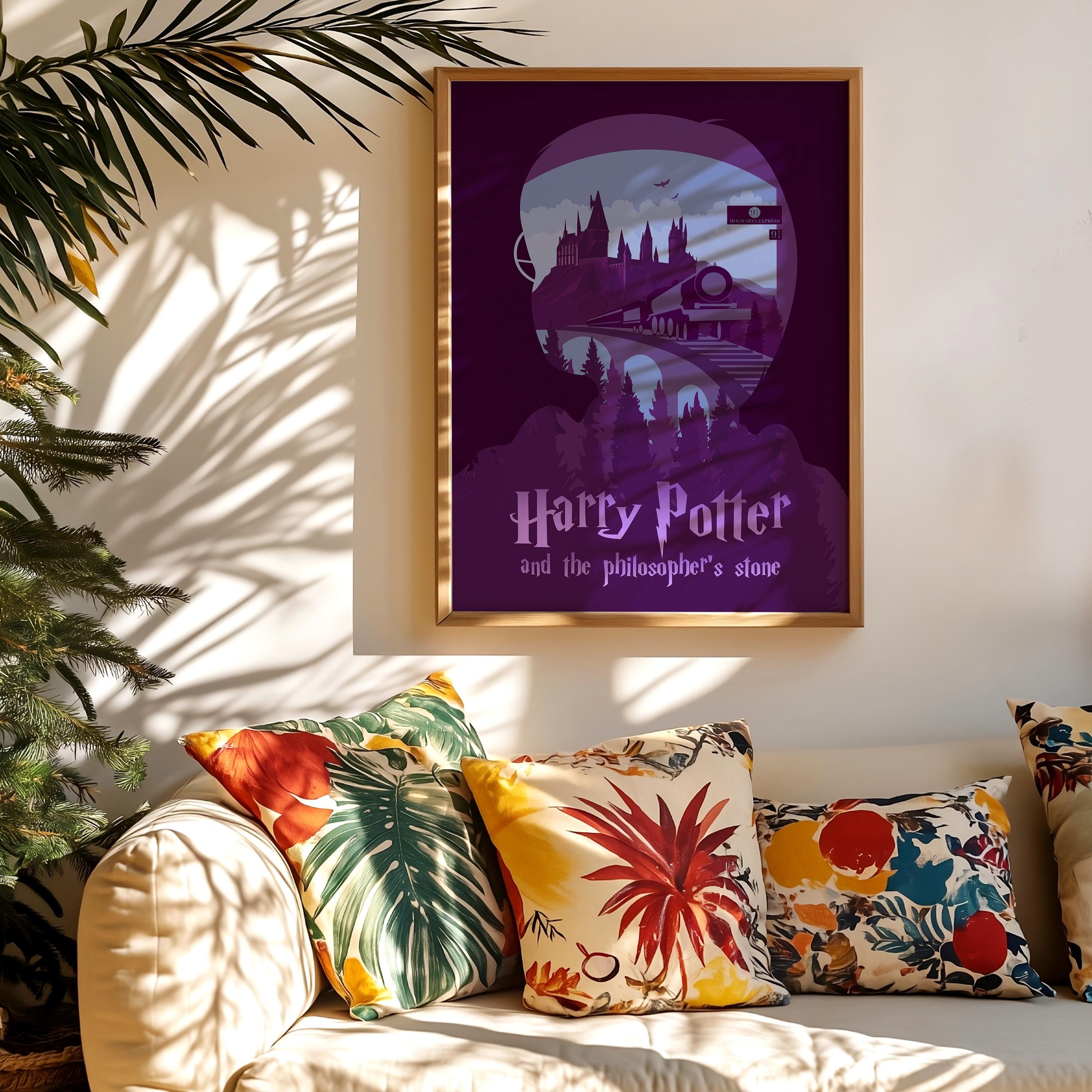 Harry Potter and the Philosopher's Stone Poster - Magical Wall Art, Hogwarts Decor, Perfect Gift for Potterheads, Harry Potter Print