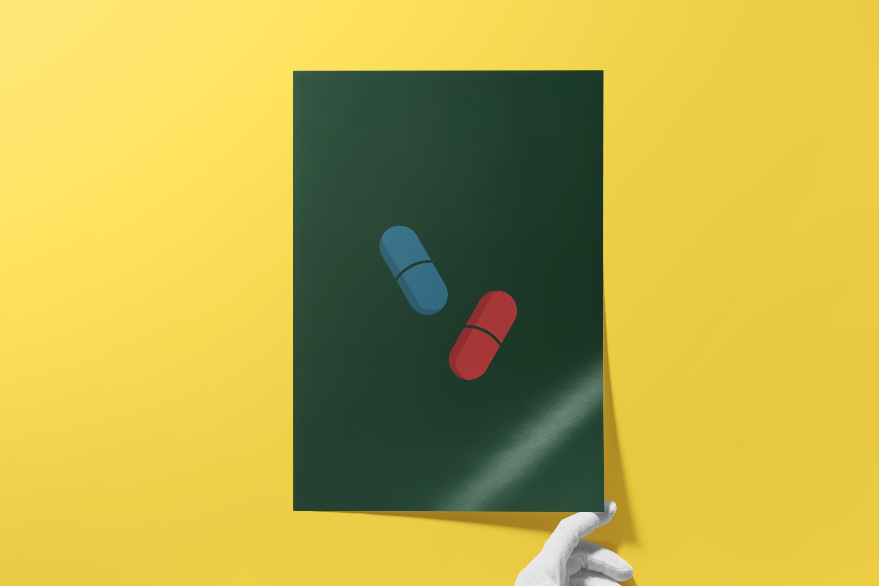 The Matrix Movie Poster - Sci-Fi Film Print, Cult Movie Art, Geek Gift, Minimalist Art