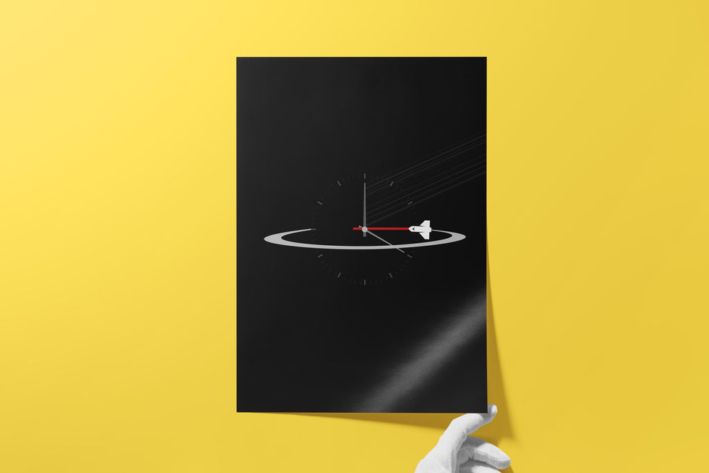 Interstellar Movie Poster - Sci-Fi Space Wall Art, Christopher Nolan Decor, Gift for Science and Film Lovers