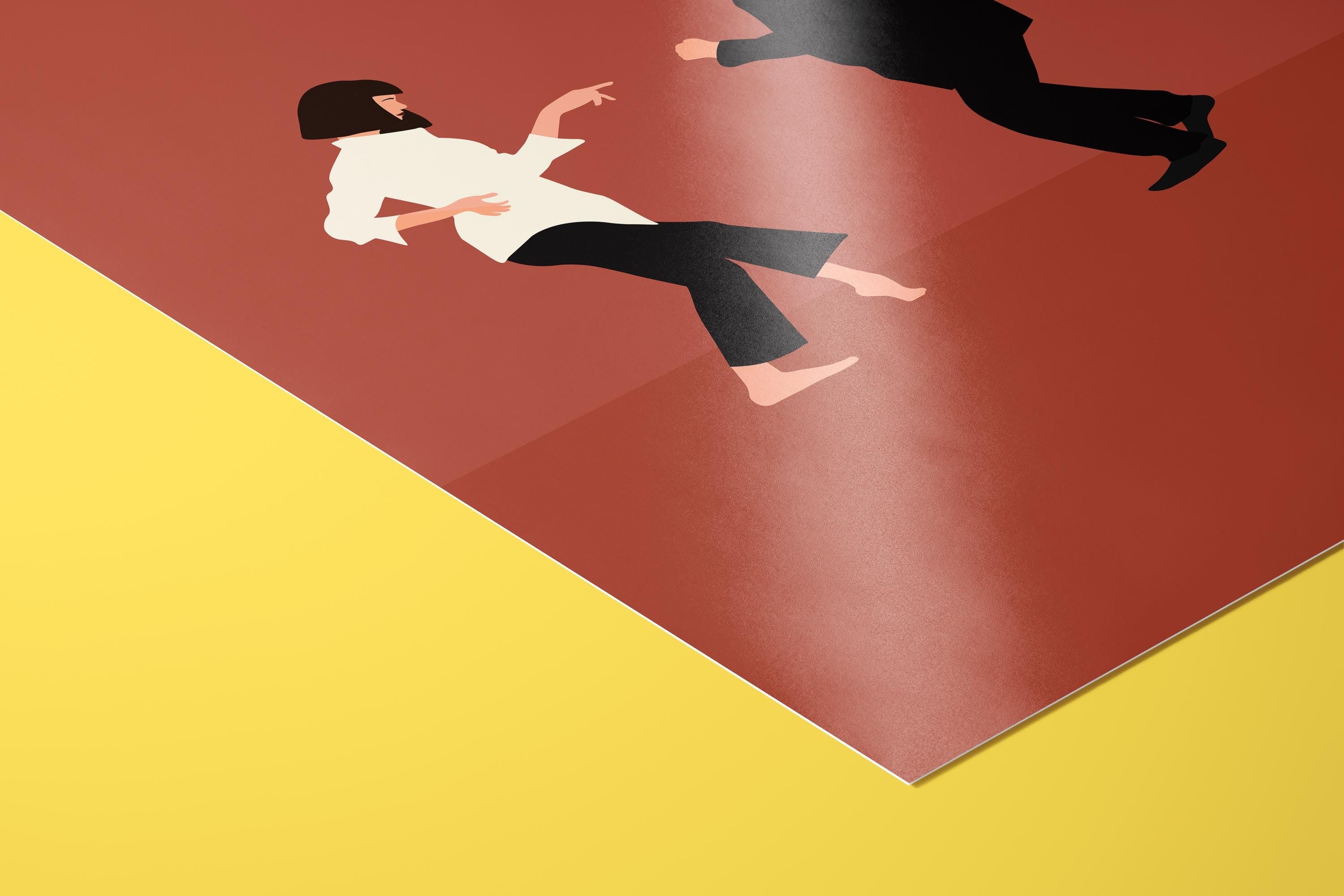 Pulp Fiction Movie Poster - Quentin Tarantino Wall Art, Cult Classic Decor, Gift for Film Enthusiasts