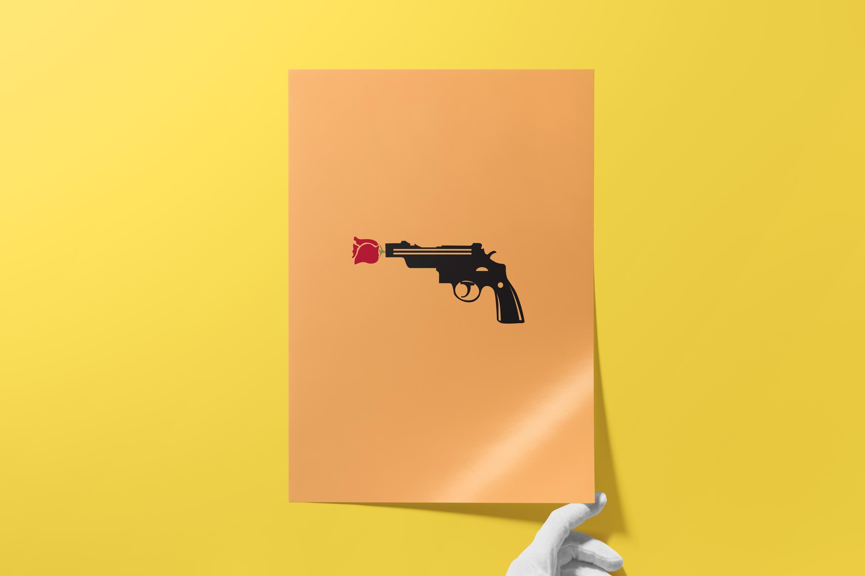 The Godfather Minimalist Poster - Francis Ford Coppola Design Print, Mafia Movie Decor, Cult Fan Gift