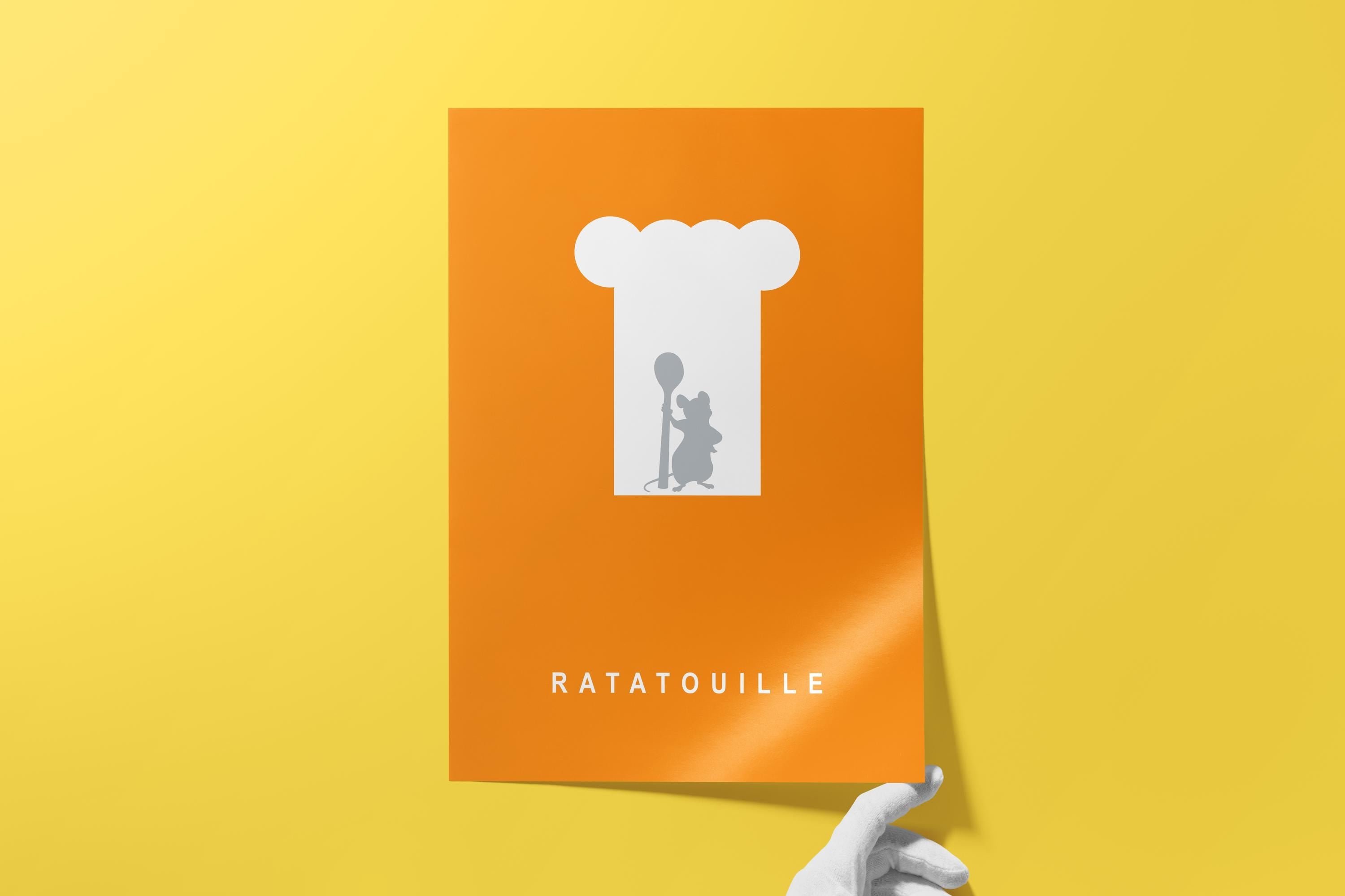 Ratatouille Movie Poster - Wall Art Print, Animated Film, Pixar Classic, Gift for Disney Fans