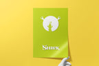 Shrek Animation Movie Poster - Cult Comedy Print, Funny Ogre Decor, DreamWorks Fan Gift Idea