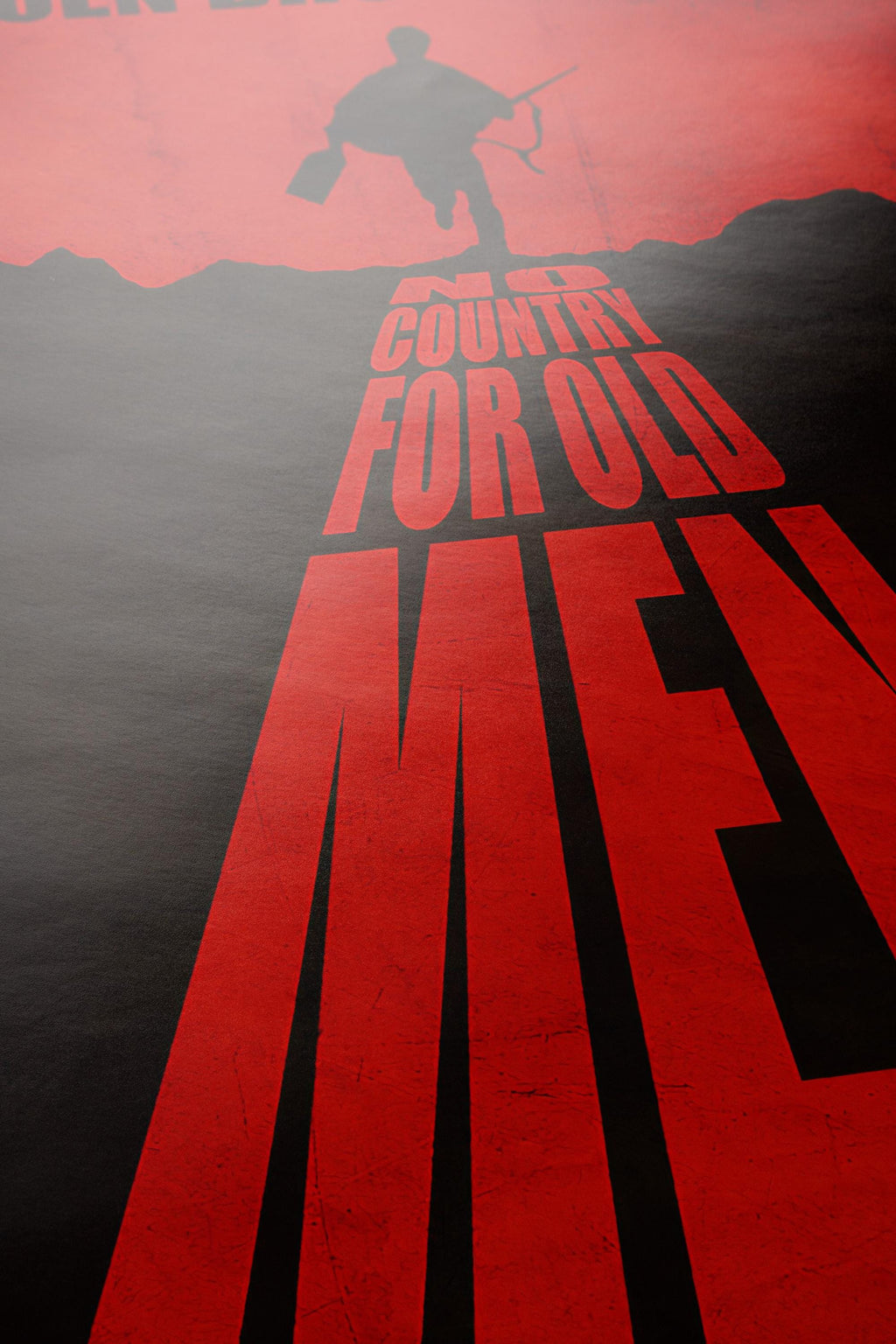 No Country for Old Men Poster - Minimalist Wall Art, Cinematic Prints, Gift for Movie Lovers